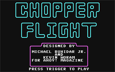 Chopper Flight - Screenshot - Game Title Image