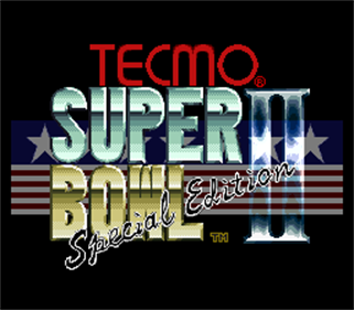 Tecmo Super Bowl II: Special Edition - Screenshot - Game Title Image
