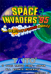 Space Invaders '95: The Attack of Lunar Loonies - Screenshot - Game Title Image