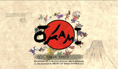 Ōkami - Screenshot - Game Title Image