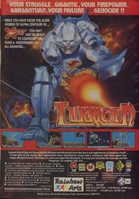 Turrican - Advertisement Flyer - Front Image