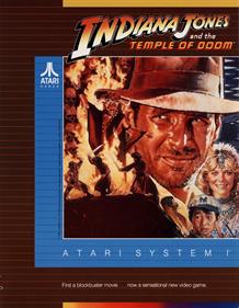 Indiana Jones and the Temple of Doom - Advertisement Flyer - Front Image
