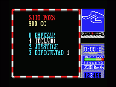 Sito Pons 500 c.c. Grand Prix - Screenshot - Game Select Image