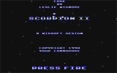 Scorpion II - Screenshot - Game Title Image