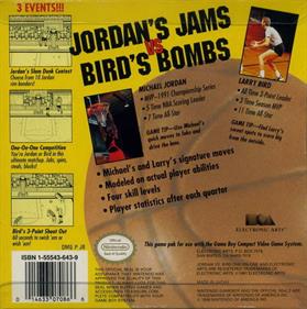 Jordan vs Bird: One on One - Box - Back Image