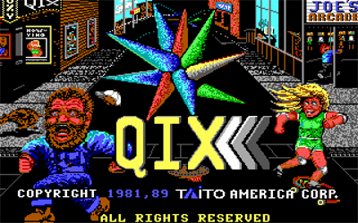 QIX - Screenshot - Game Title Image