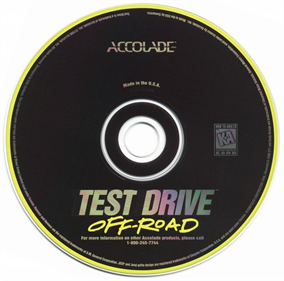 Test Drive: Off-Road - Disc Image