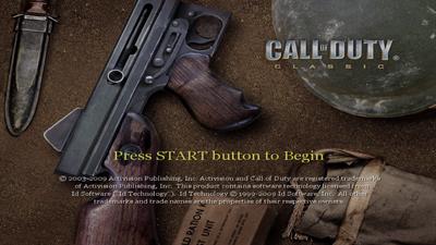 Call of Duty: Classic - Screenshot - Game Title Image