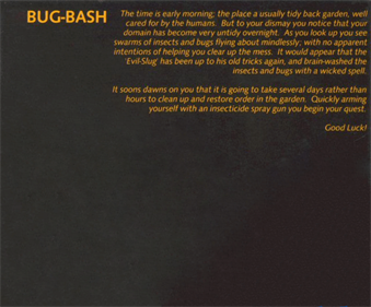 Bug Bash - Box - Back