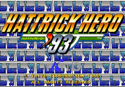Hat Trick Hero '93 - Screenshot - Game Title Image