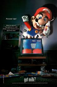 Super Mario 64 - Advertisement Flyer - Front Image