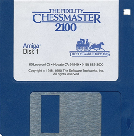 The Fidelity Chessmaster 2100 - Disc Image