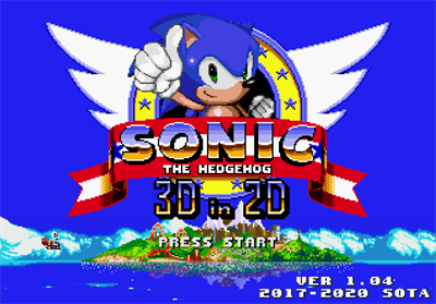 Sonic 3D in 2D - Screenshot - Game Title Image