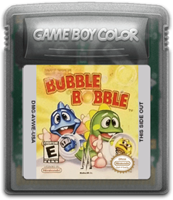 Classic Bubble Bobble - Fanart - Cart - Front Image