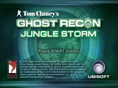 Tom Clancy's Ghost Recon: Jungle Storm - Screenshot - Game Title Image