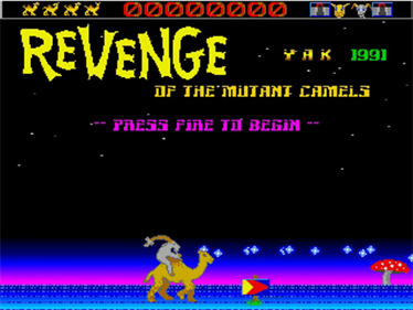 Revenge of the Mutant Camels - Screenshot - Game Title Image