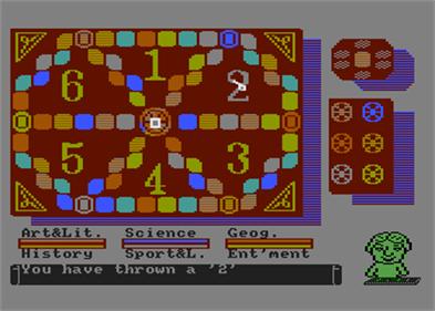 Trivial Pursuit: The Computer Game: Atari 48K Genus Edition - Screenshot - Gameplay Image