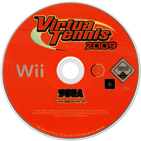 Virtua Tennis 2009 - Disc Image