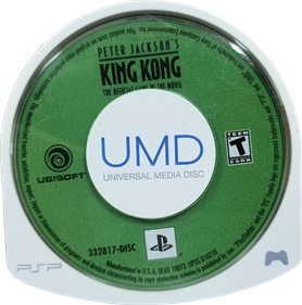 Peter Jackson's King Kong - Disc Image