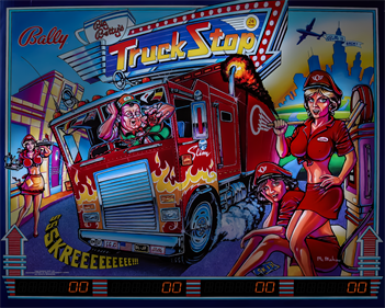 Truck Stop - Arcade - Marquee Image