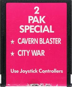2 Pak Special Magenta: Cavern Blaster / City War - Cart - Front Image