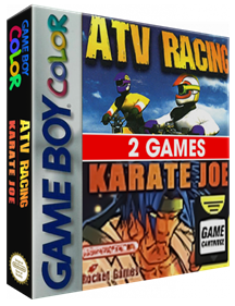 2 Games: ATV Racing & Karate Joe - Box - 3D Image