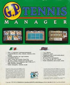 G.P. Tennis Manager - Box - Back Image