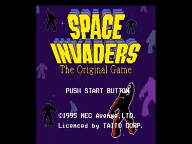 Space Invaders: The Original Game - Screenshot - Game Title Image