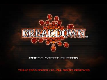 Breakdown - Screenshot - Game Title Image