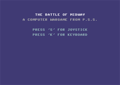 Battle for Midway - Screenshot - Game Title Image