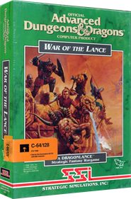 Advanced Dungeons & Dragons: War of the Lance - Box - 3D Image