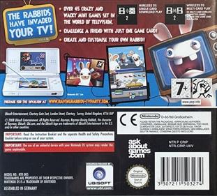 Rayman: Raving Rabbids: TV Party - Box - Back Image