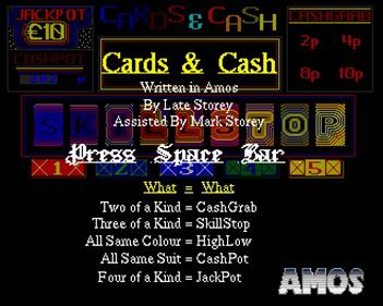 Cards & Cash - Screenshot - Game Title Image