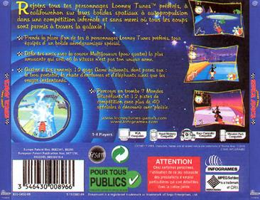 Looney Tunes: Space Race - Box - Back Image