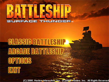 Battleship: Surface Thunder - Screenshot - Game Title Image