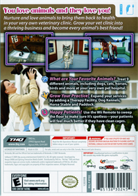 Paws & Claws: Pet Vet - Box - Back Image