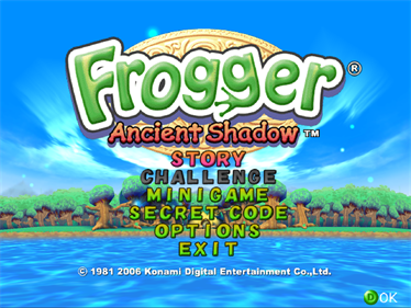 Frogger: Ancient Shadow - Screenshot - Game Select Image