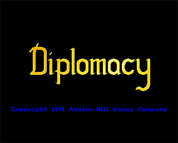 Diplomacy - Screenshot - Game Title Image