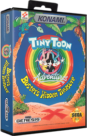 Tiny Toon Adventures: Buster's Hidden Treasure - Box - 3D Image