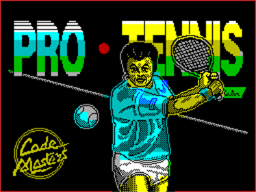 Pro Tennis Simulator - Screenshot - Game Title Image