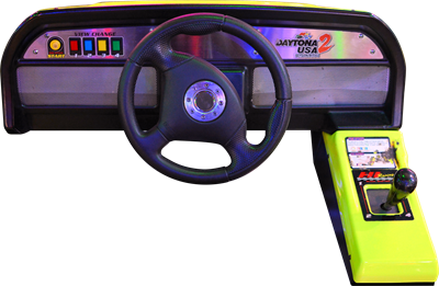 Daytona USA 2: Power Edition - Arcade - Control Panel Image