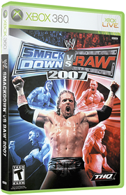 WWE SmackDown vs. Raw 2007 - Box - 3D Image