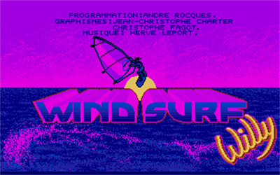Windsurf Willy - Screenshot - Game Title Image