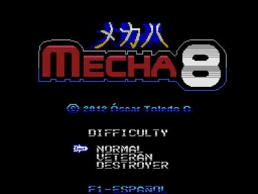 Mecha8 - Screenshot - Game Title Image