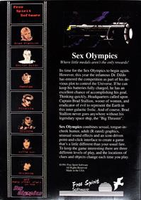 Sex Olympics - Box - Back Image