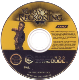 WWE Day of Reckoning - Disc Image