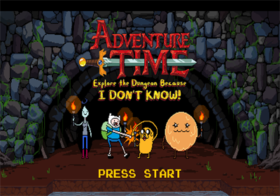 Adventure Time: Explore the Dungeon Because I Don't Know! - Screenshot - Game Title Image