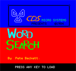 Word Search - Screenshot - Game Title Image