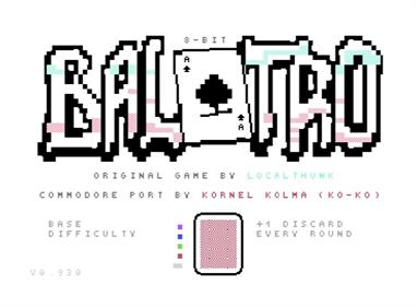 Balatro - Screenshot - Game Title Image