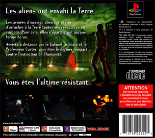 C-12: Final Resistance - Box - Back Image